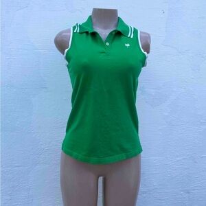 Lilly Pulitzer Green Polo Tank Top